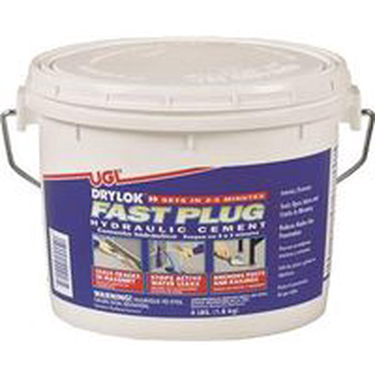 Drylok Fast Plug Series 00917 Hydraulic Cement, Gray, Powder, 4 lb (917)