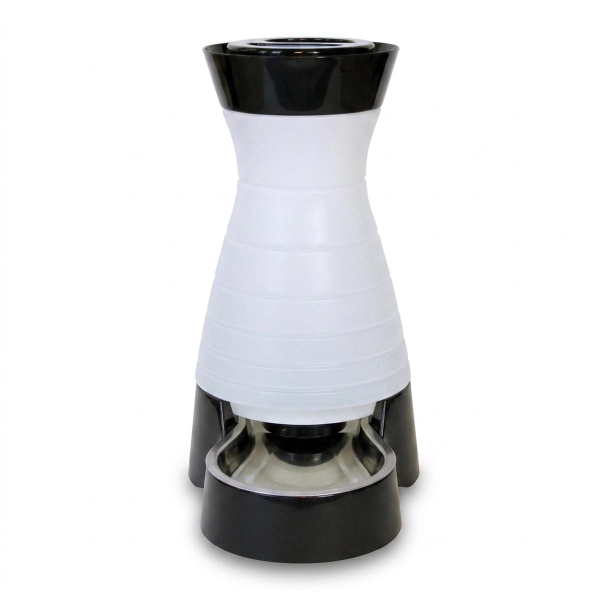 Healthy Pet Water Station  64oz Gravity Water Fountain for Cats and Dogs with Removable Stainless Steel Bowl