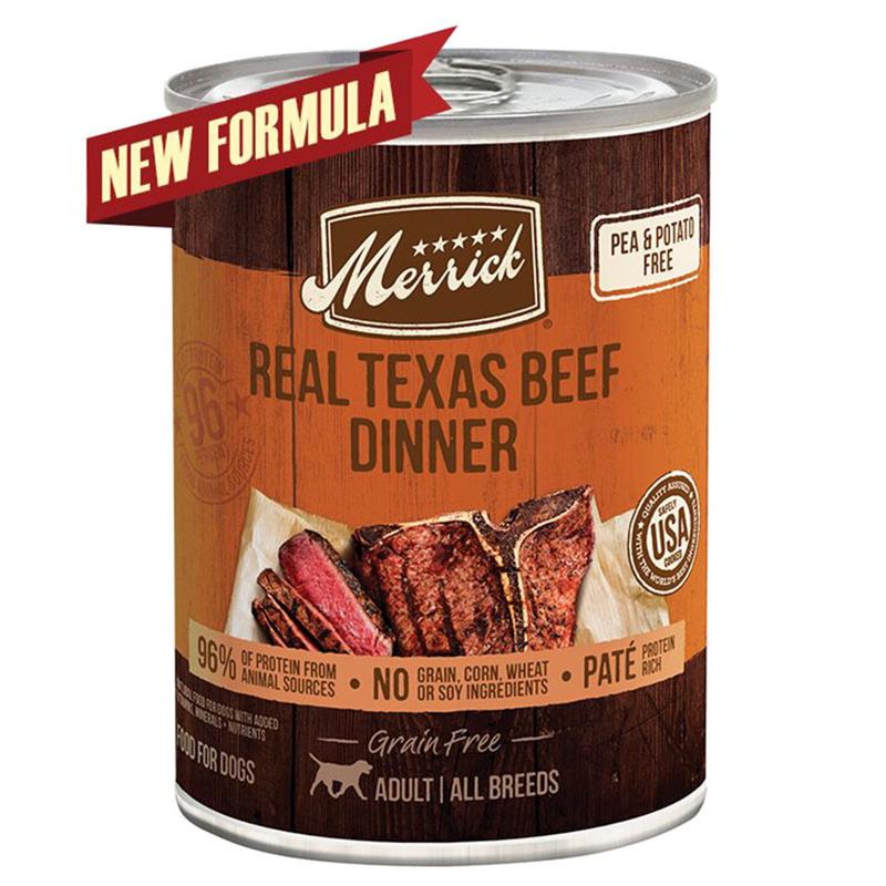 Merrick Grain Free Real Texas Beef Dinner Adult Dog Food – 12.7 oz