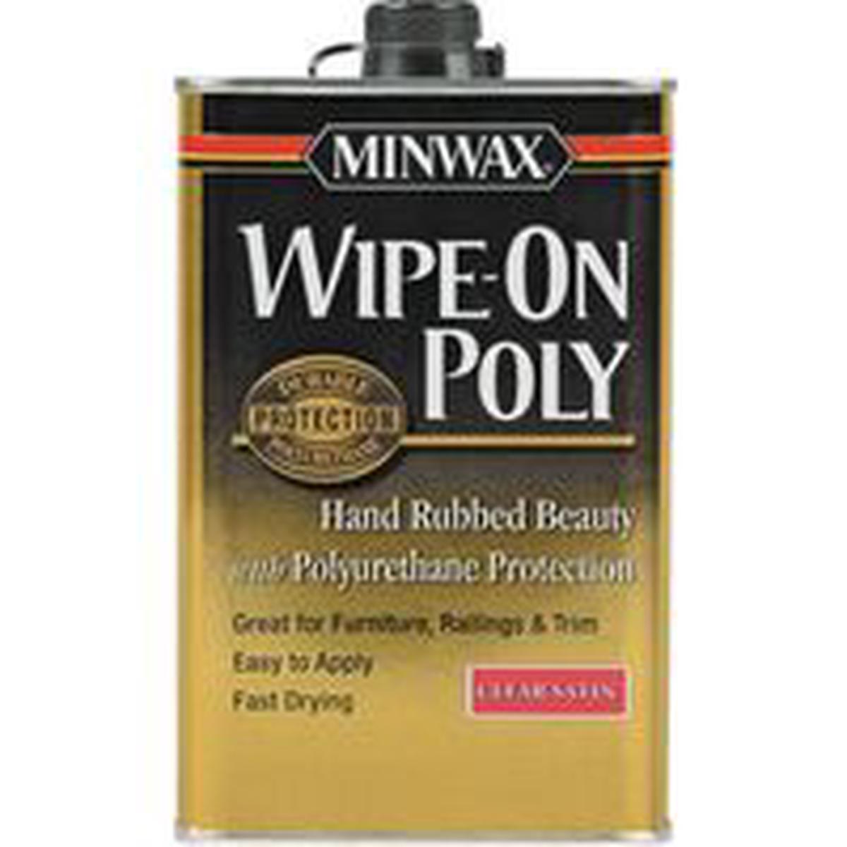 Minwax Wipe-On Polyurethane Oil Base Clear Liquid 1 pt Can (40910000)