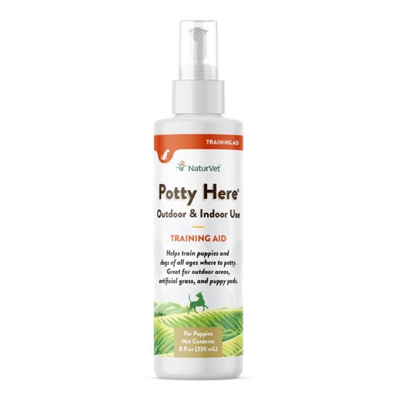 NaturVet Potty Here Training Aid Spray – 8 oz