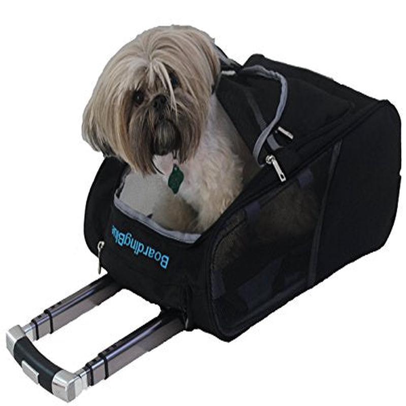 New Delta Pet Rolling Small Pet Carry On Carrier Size: 17″ X 13″ X 8″