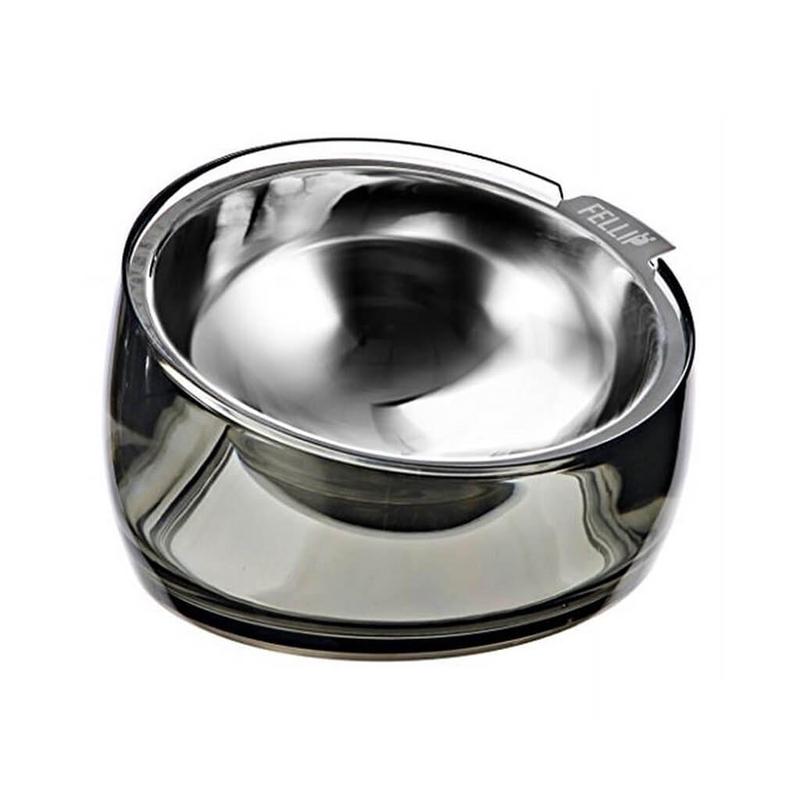 Oblik Superb Pet Bowl – Smoky Quartz