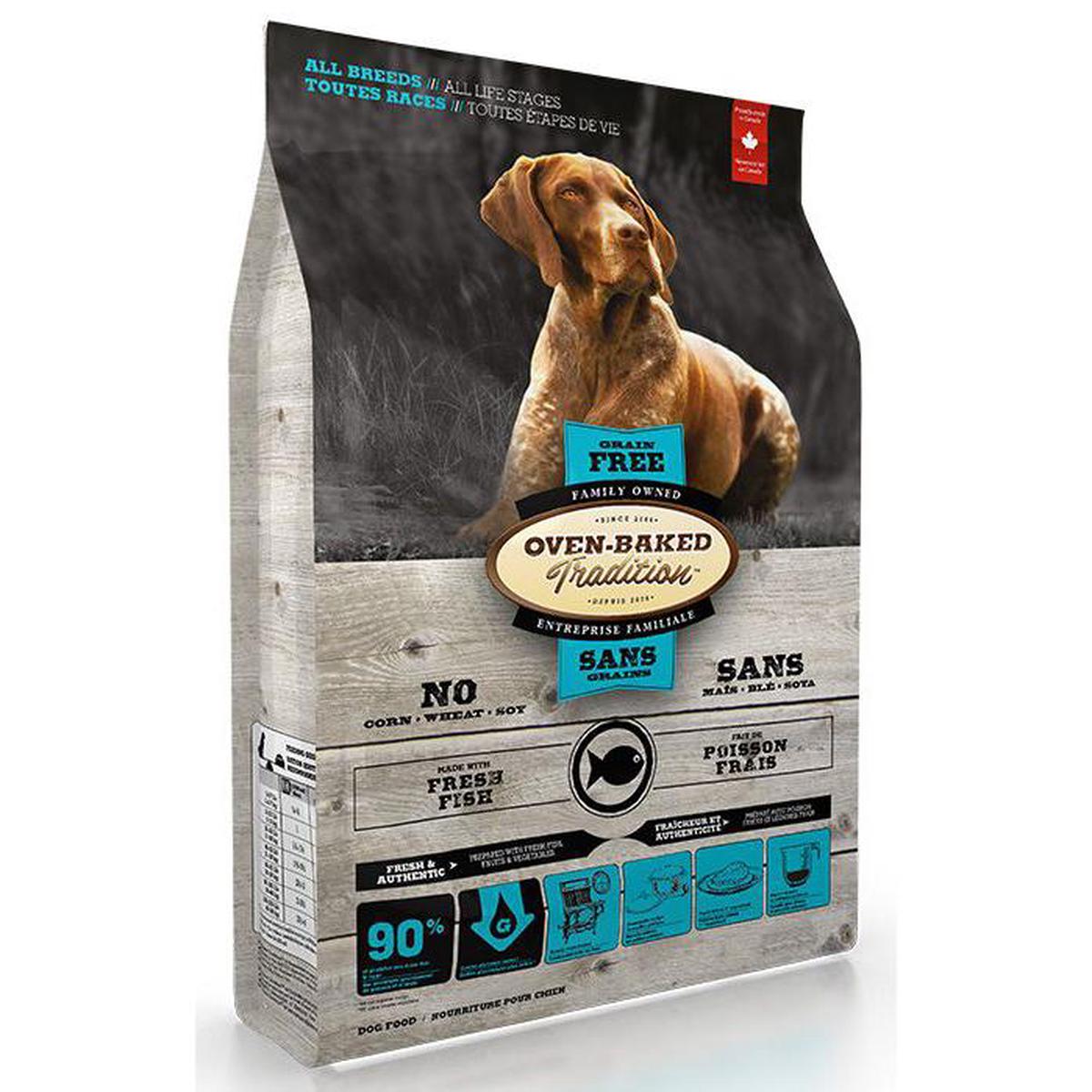Oven Baked Grain-Free Allergy-Friendly Dry Dog Food – Seven Fish Formula 5lb