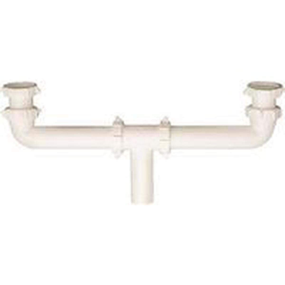 Plumb Pak Center Outlet 1-1/2″ Slip Plastic White (PP930W)