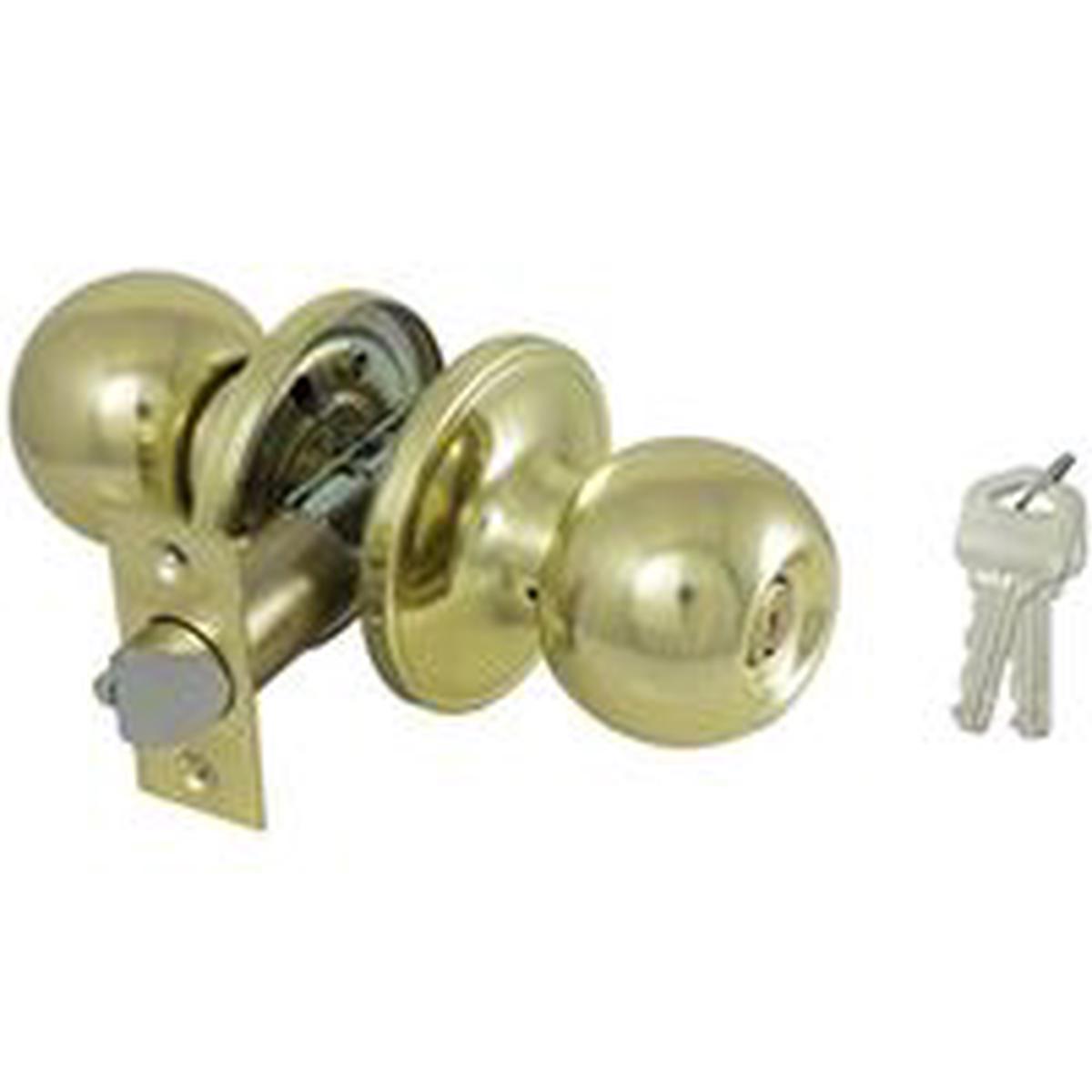 ProSource Entry Knob, Stainless Steel, KW1, KA3 Keyway, 3 Grade (T3700V-PS)