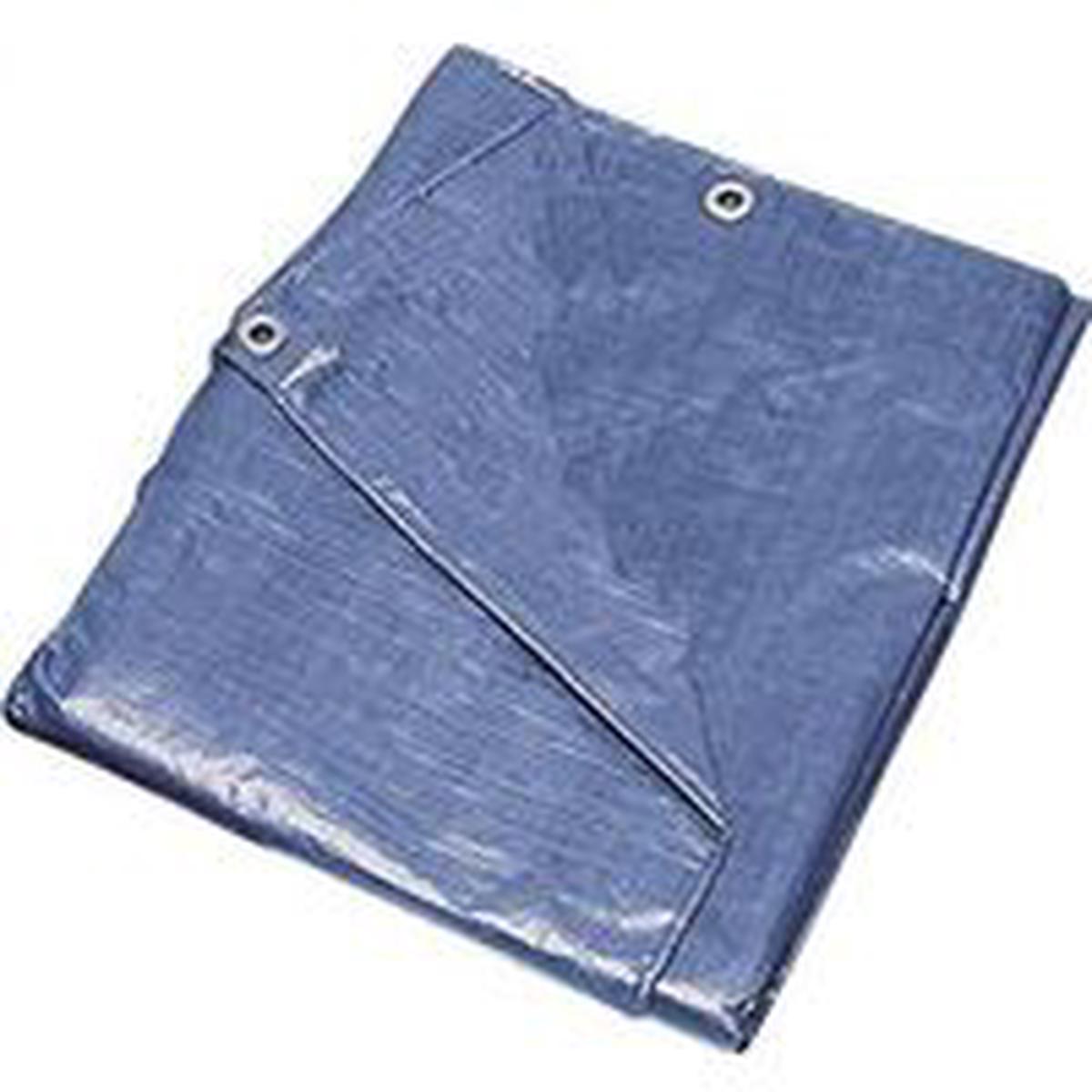 ProSource Tarpaulin, 20 ft L, 12 ft W, 5 mil Thick, Blue (T1220BB90)