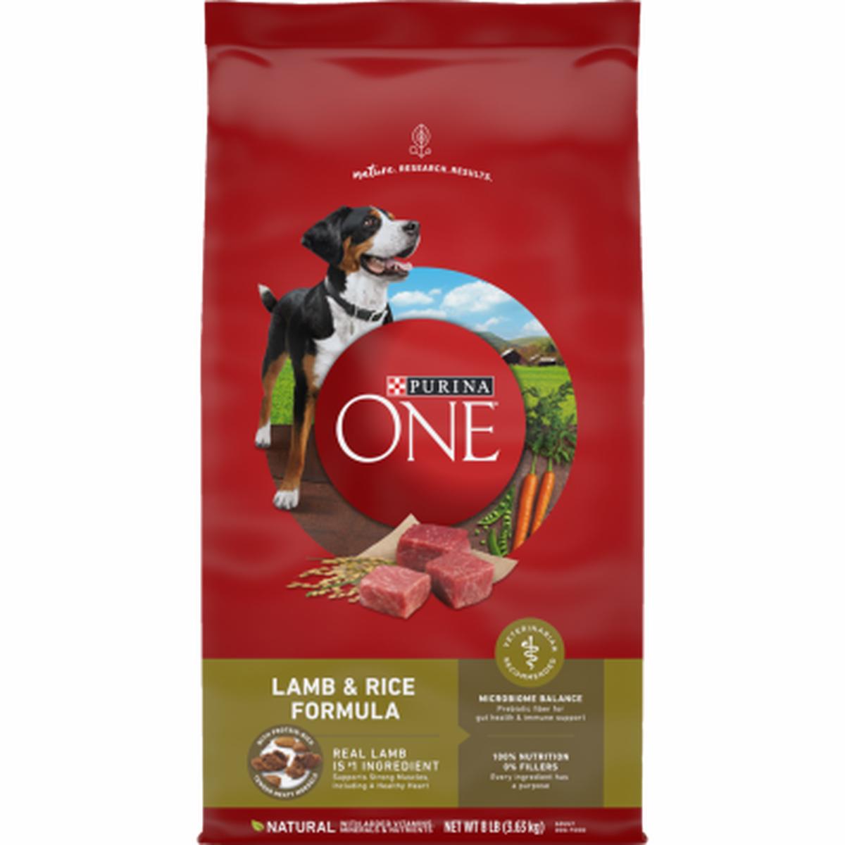 Purina ONE Smart Blend Lamb & Rice Dog Food 3.63kg