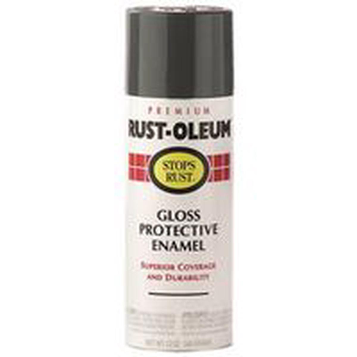 Rust-Oleum Rust Preventative Spray Paint, Gloss Dark Hunter Green 12 oz Can (7733830)
