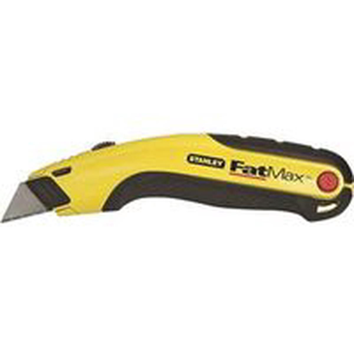 STANLEY Utility Knife, 2-7/16 in L Blade, 1-3/8 in W Blade, Carbon Steel Blade, Ergonomic Han (10-778)