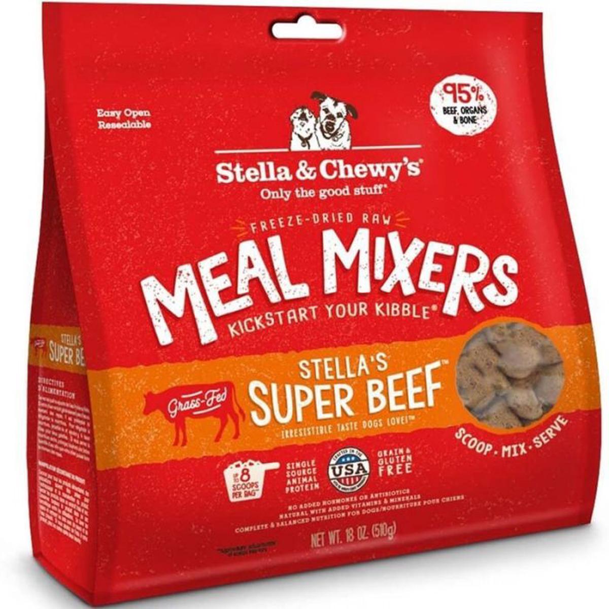 Stella & Chewy’s Dog Dry Food Companion Freeze-Dried Granules – Beef King (Beef) Recipe