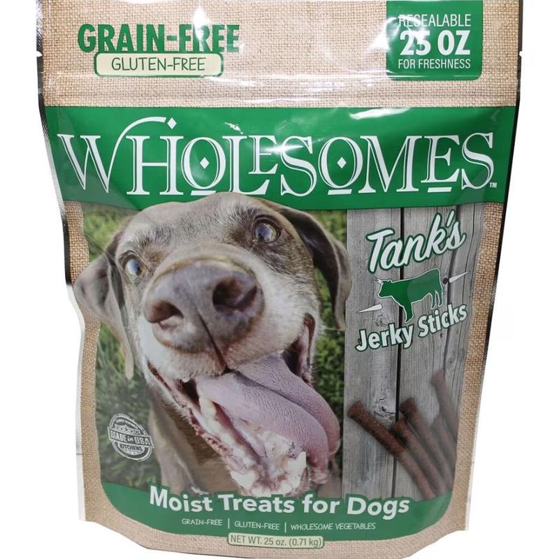 Tank’s Beef Jerky Sticks Moist Treats for Dogs 2100112