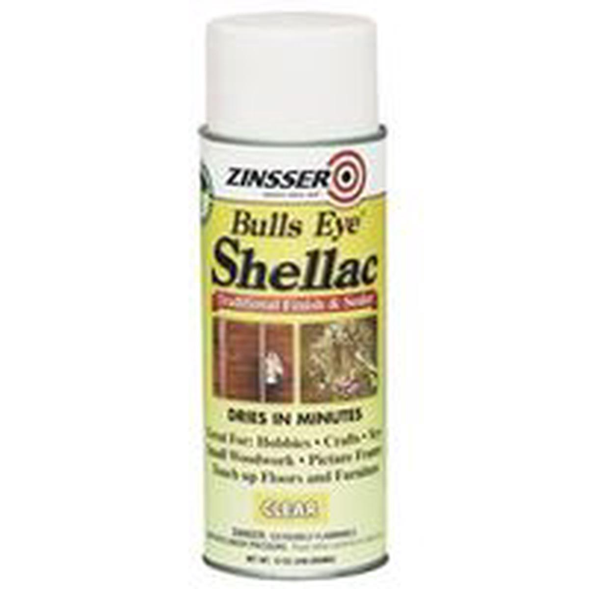 Zinsser 00408 Shellac Mid-Tone Clear Liquid 12 oz Can (408)
