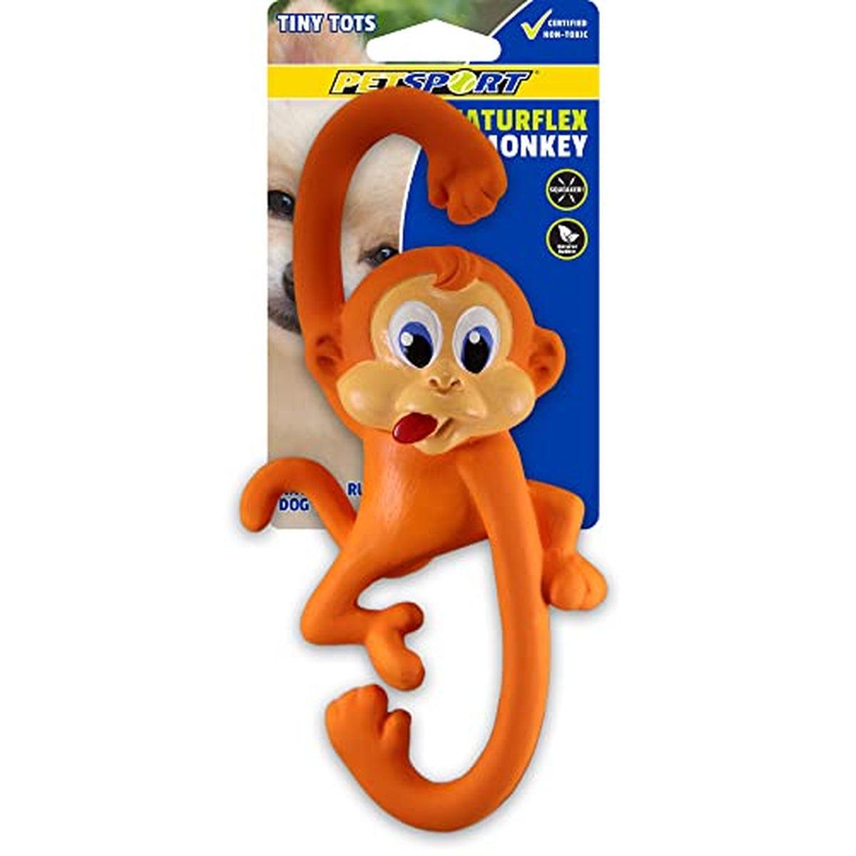 6 in. Monkey Latex Dog Chew Toy