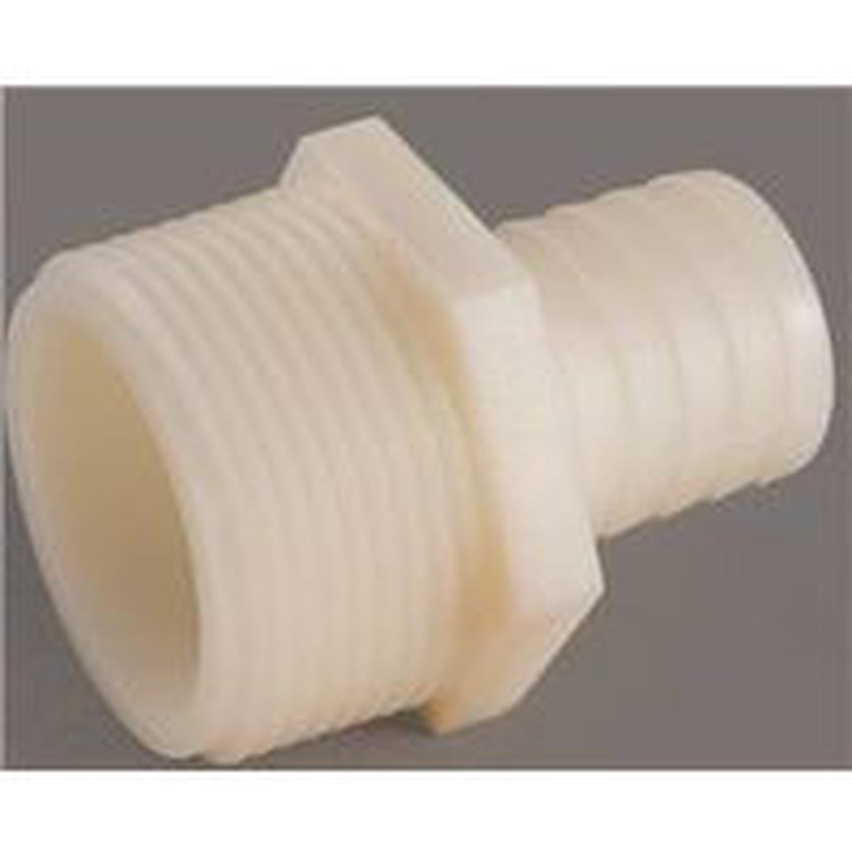 Anderson Metals Connector, 3/4″ x 1/2″ MIP x Barb, Nylon (53701-0812)