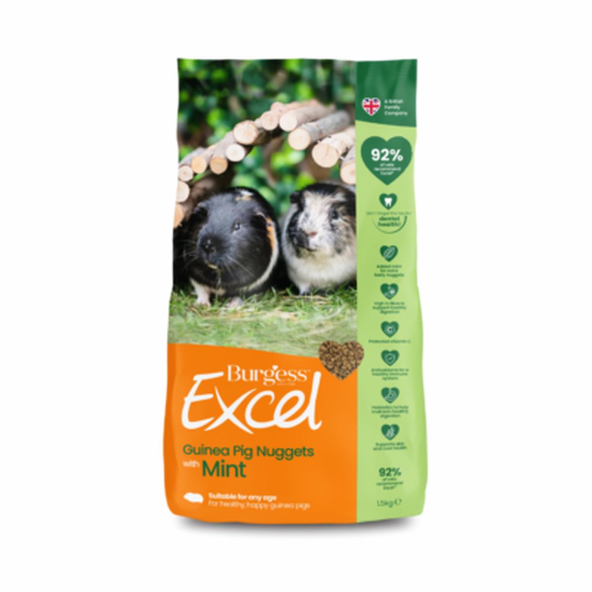 Burgess Excel Guinea Pig Dry Food with Mint