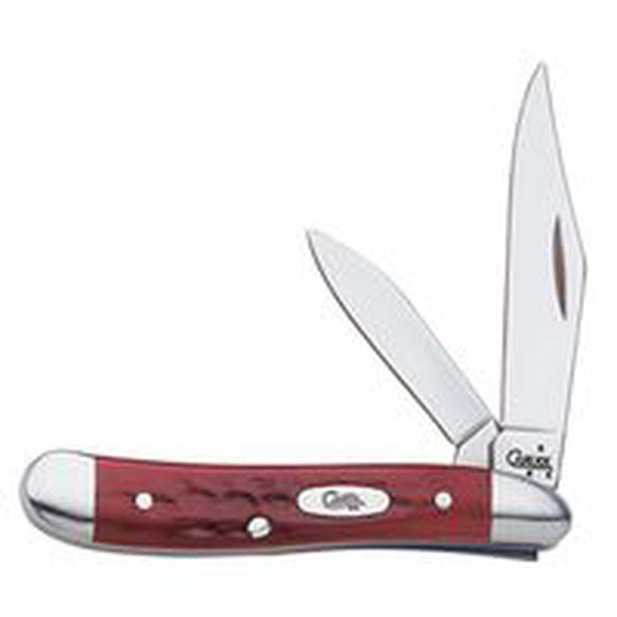 Case Folding Pocket Knife, Clip and Pen Blade, Polished Mirror Blade, 2-Blade (781)