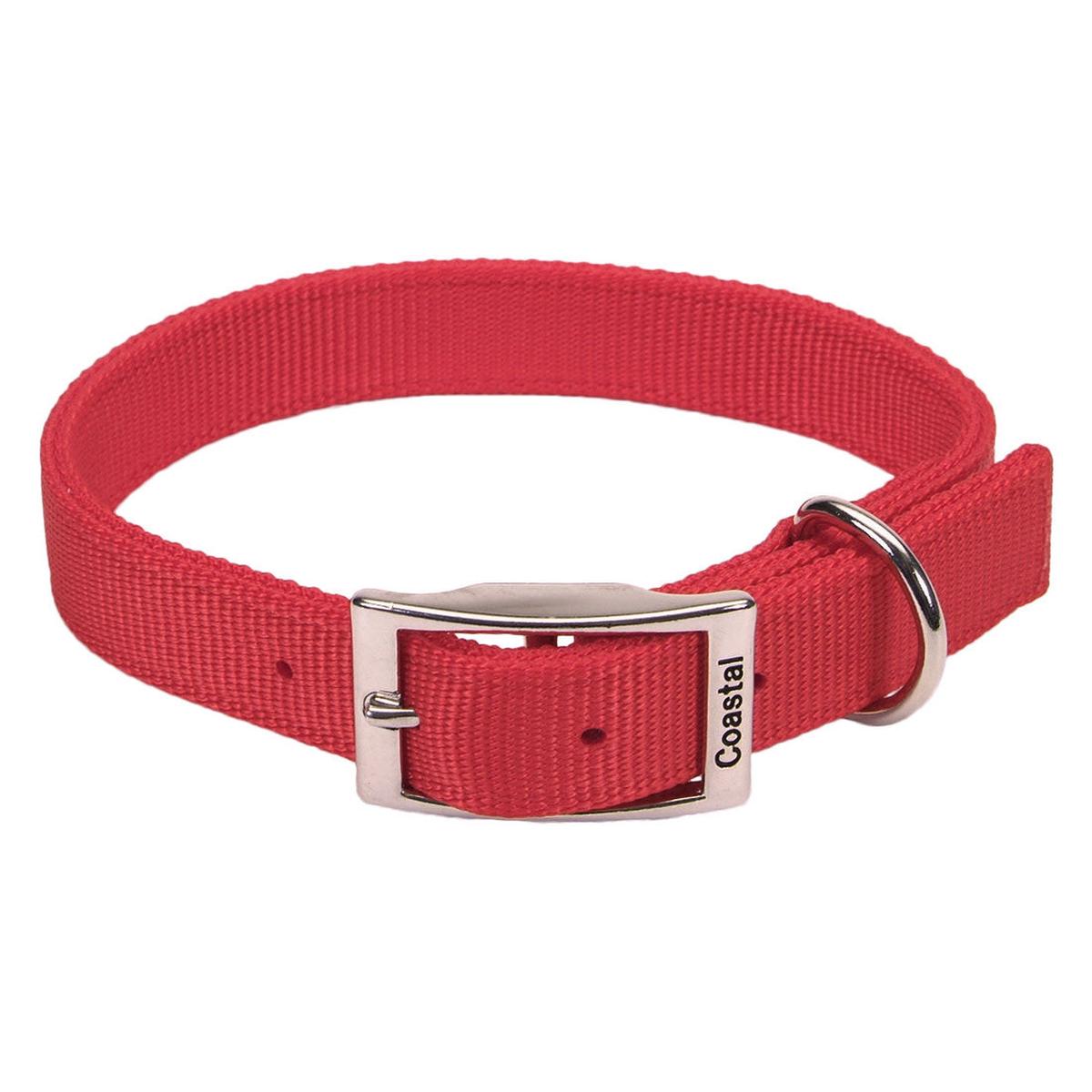 Coastal Pet Products Double-Ply Dog Collar – 1″ X 26″ | Red