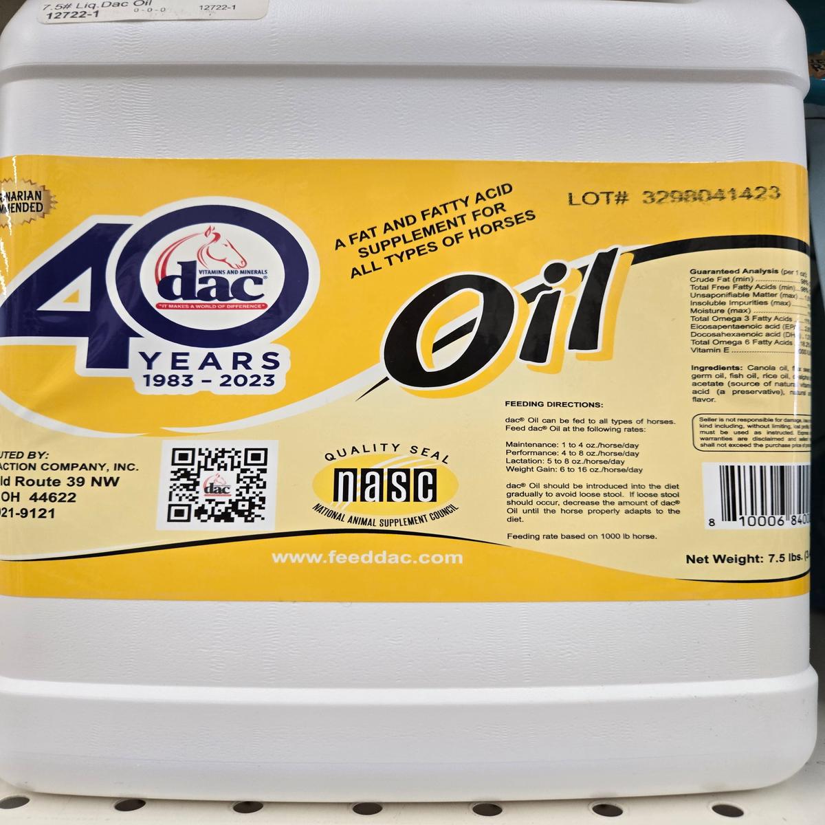 DAC Oil 7.5LB