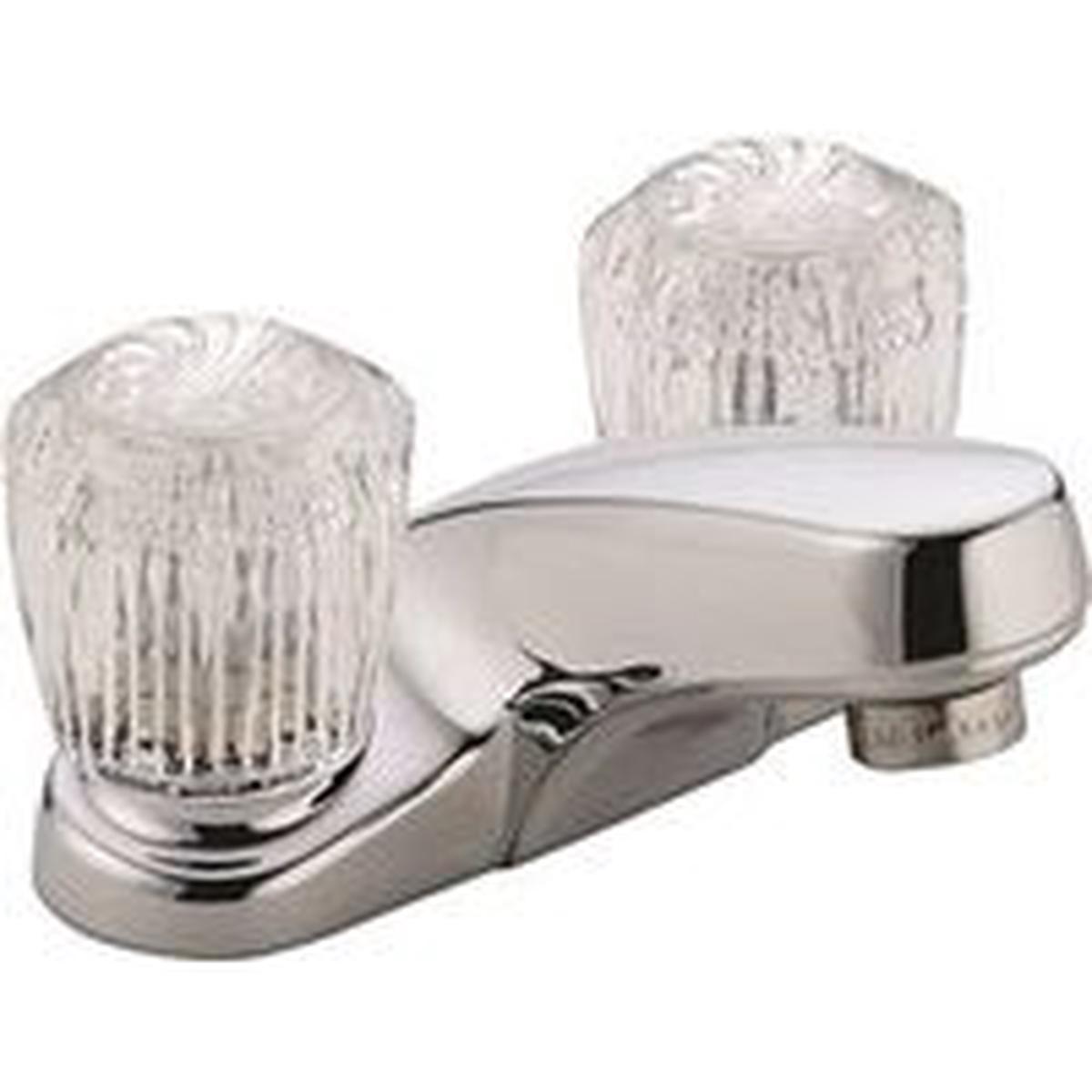Delta Classic Series Bathroom Faucet, Chrome Plated, Rigid Spout, 6-1/4 in W, 3-1/4 in H (2502LF)