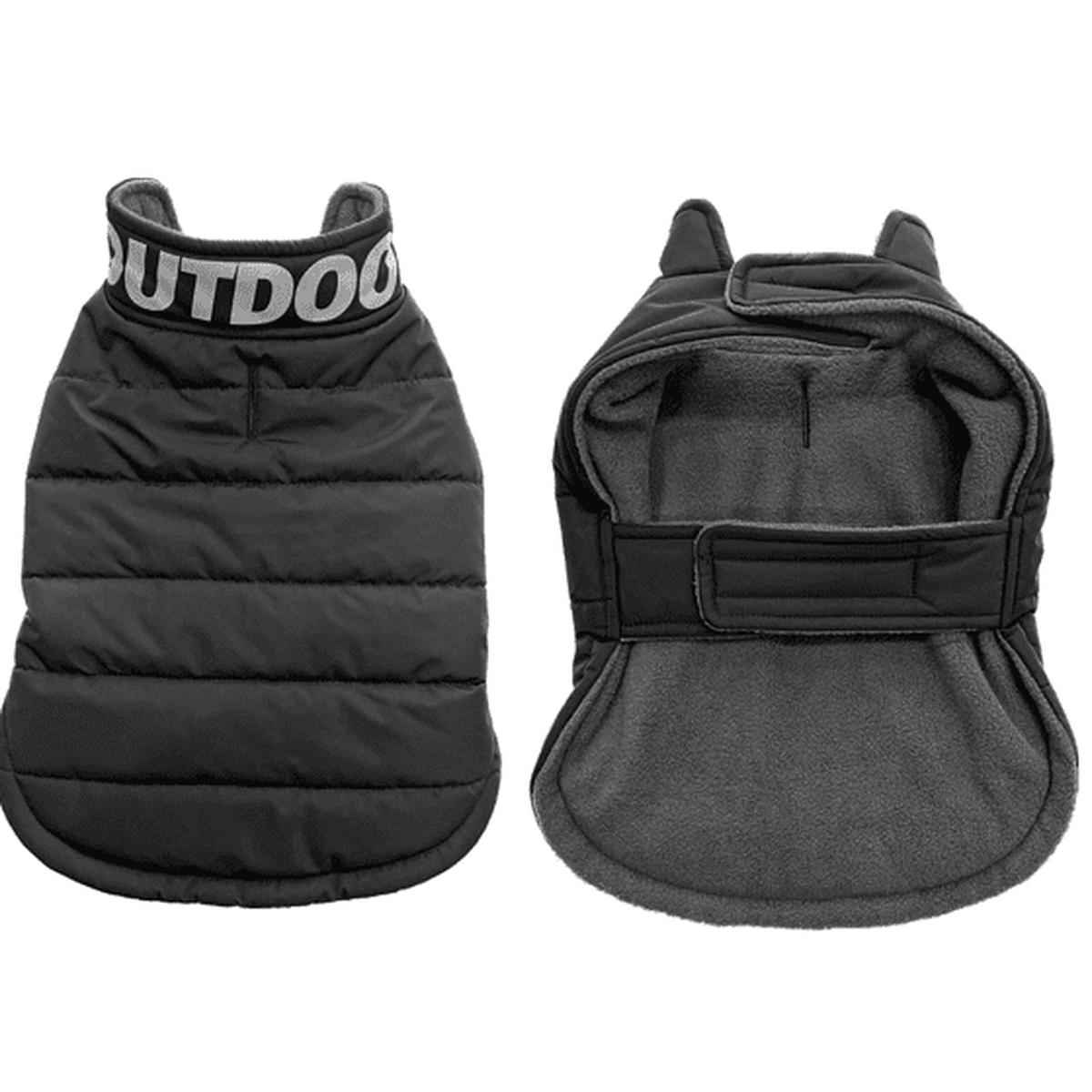 Dog Jacket Puffer Outdoor Green – L – 60cm