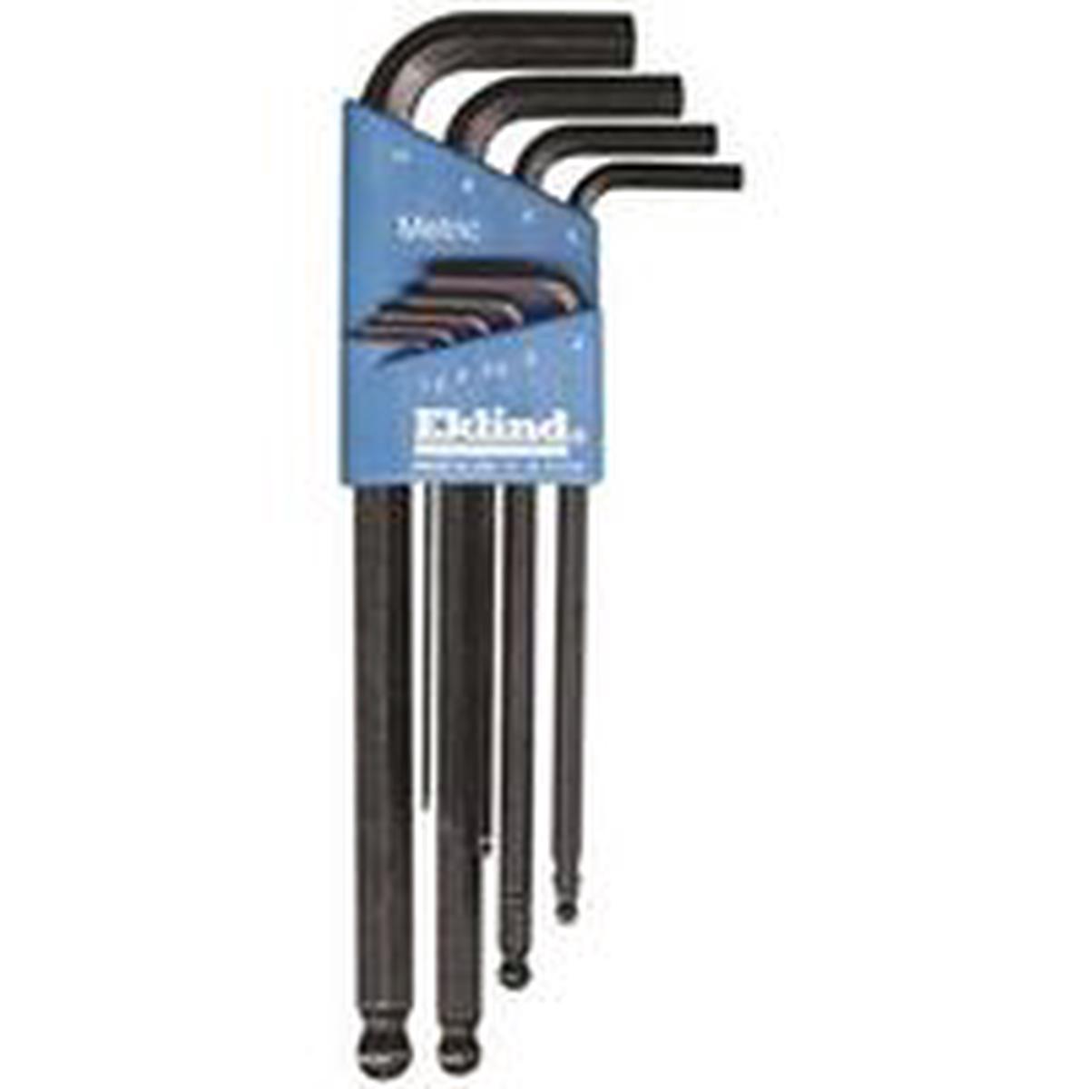 Eklind Hex Key Set, 9-Piece, Includes 1.5 to 10 mm Keys (13609)