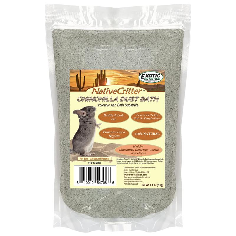 Exotic Nutrition NativeCritter Chinchilla Dust – 4.4 lb