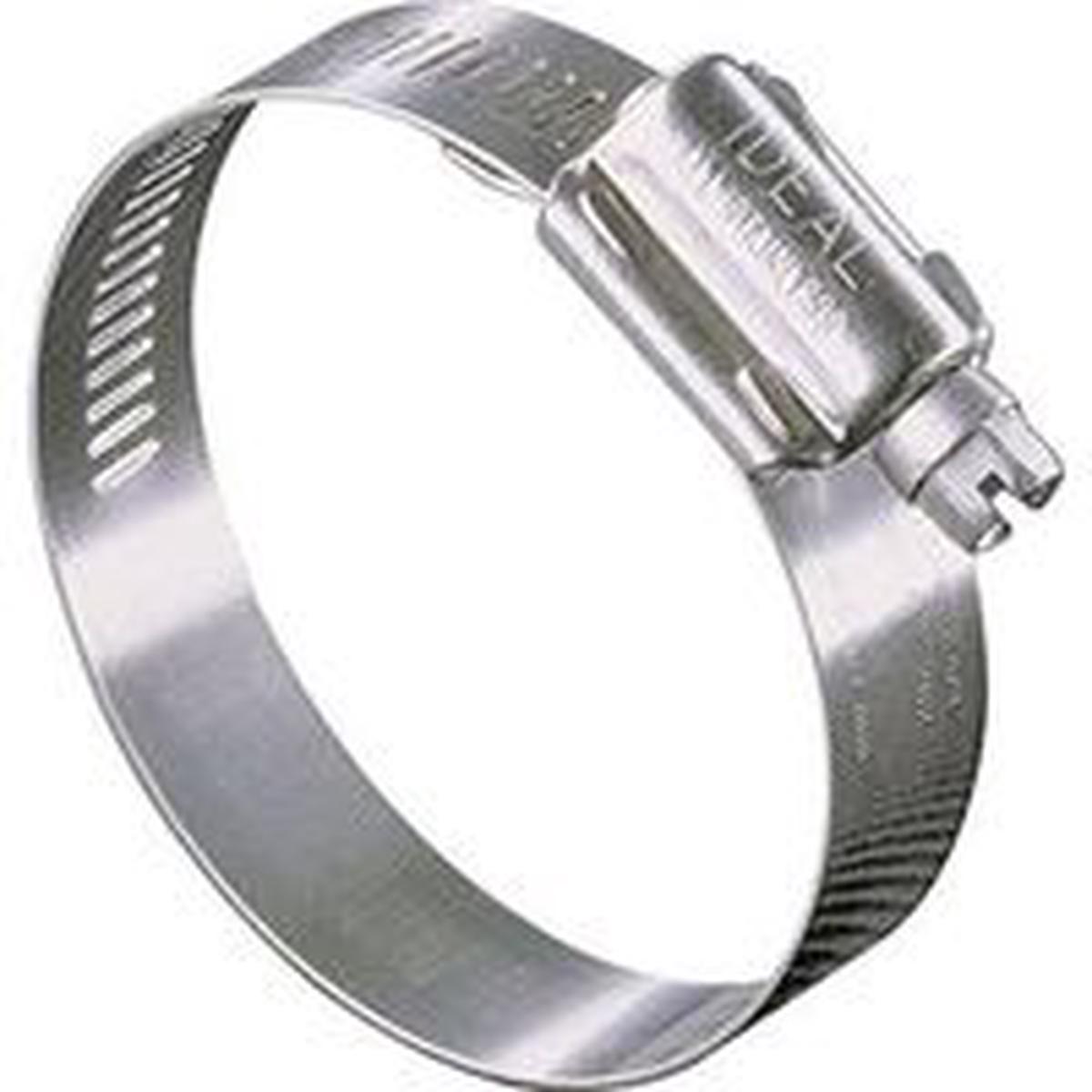 Ideal-Tridon Hy-Gear 68-0 Series Interlocked Worm Gear Hose Clamp #32, 1-1/2 to 2-1/2 in, Stainless