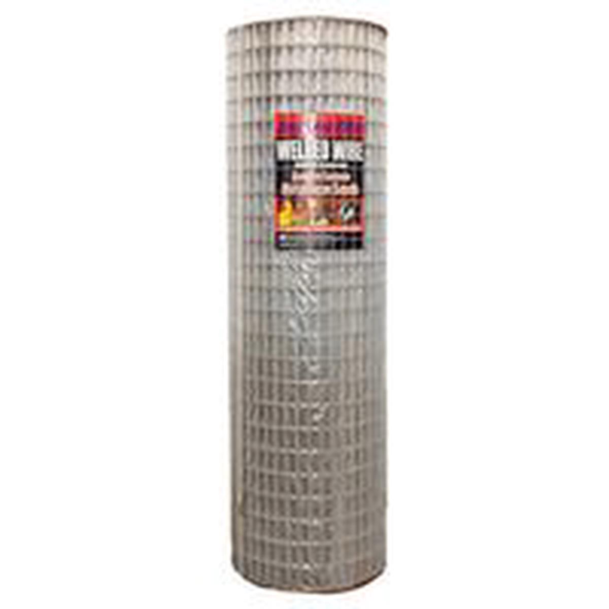 Jackson Wire Welded Wire Fence, 100 ft L, 48 in H, 1 x 2 in Mesh, 14 Gauge, Galvanized