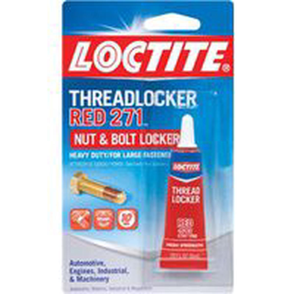 Loctite Threadlocker Liquid Mild Red 6 mL Tube (209741)