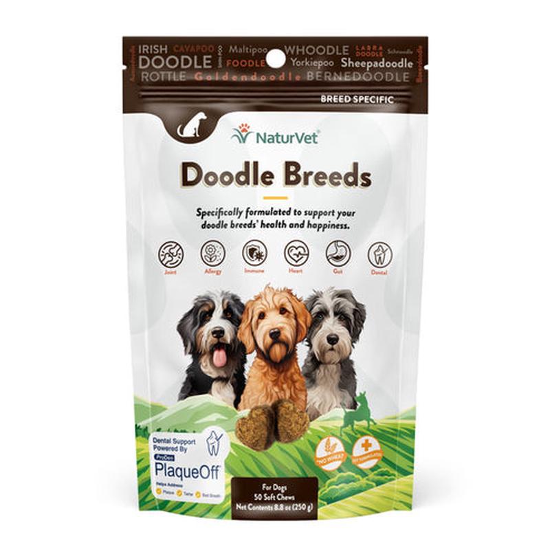 NaturVet Breed Specific Doodle Breeds for Dog – 50 ct