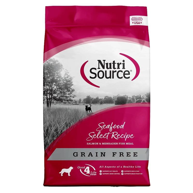 Nutri Source Grain-Free Seafood Select Recipe Dry Dog Food – 26 lb