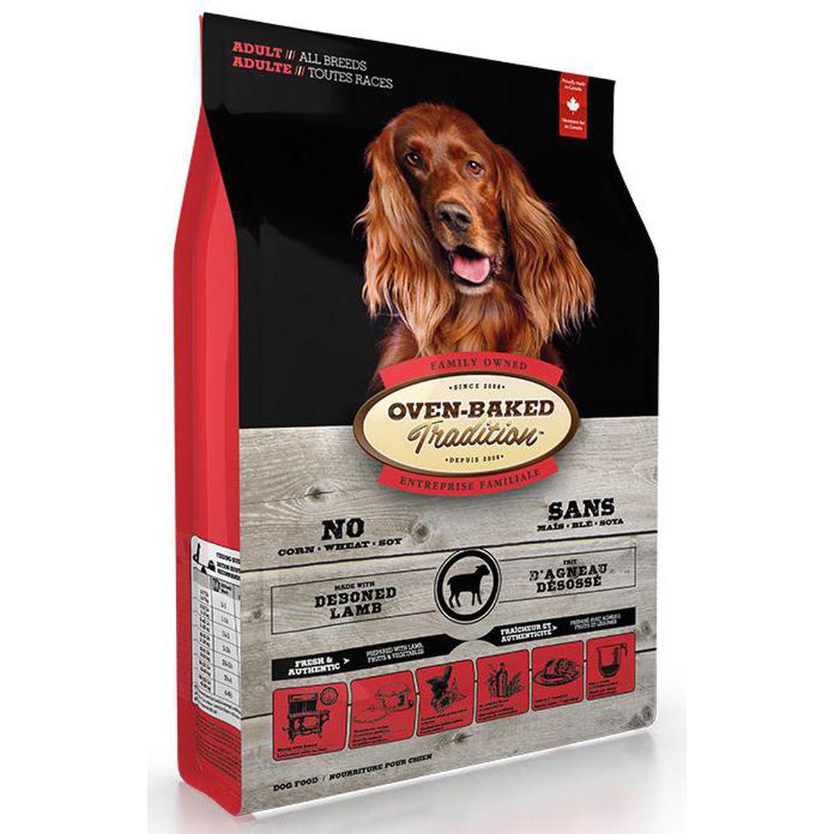 Oven Baked Adult Dog Food – New Zealand Prairie Fresh Lamb 25lb