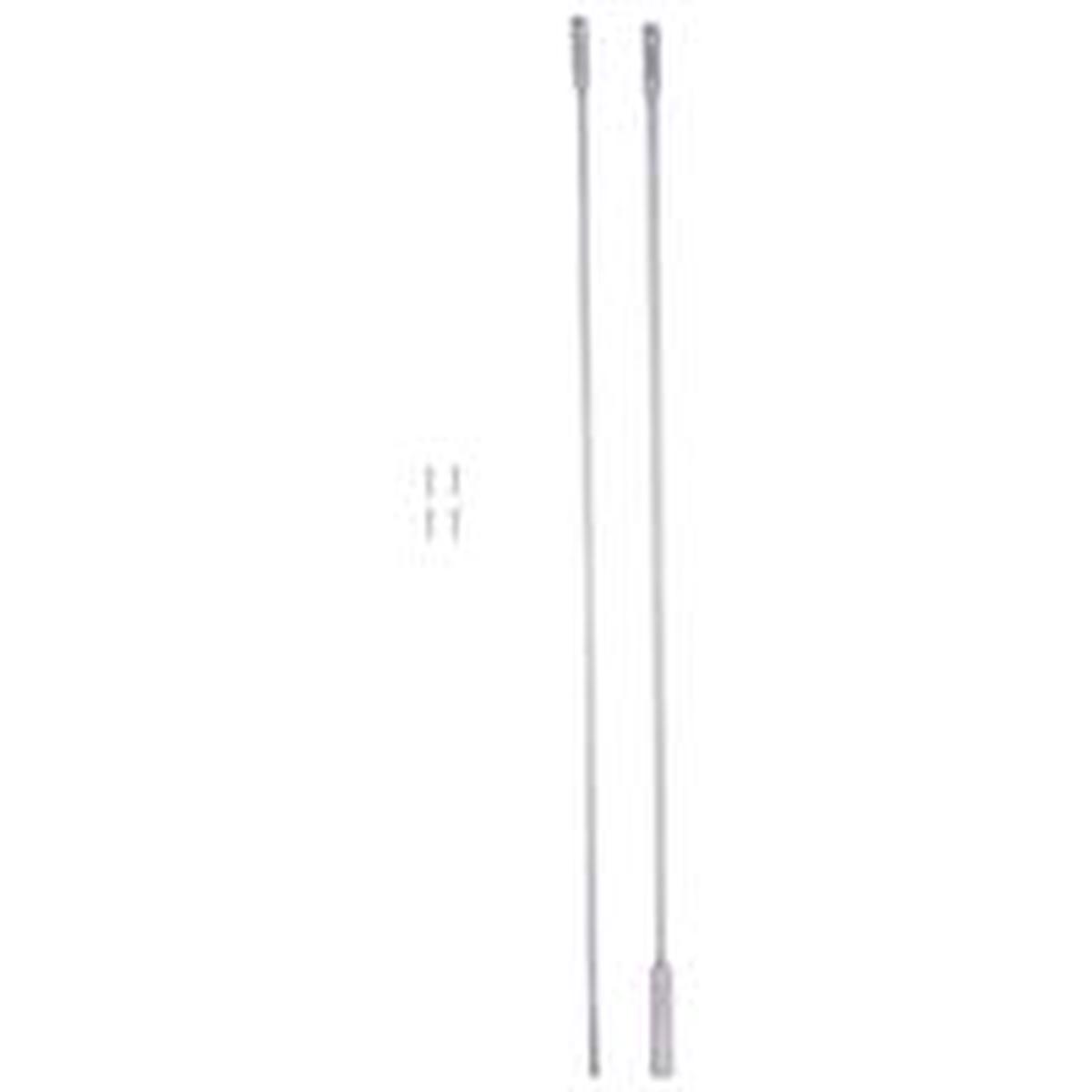 ProSource Door Brace, 3/8 in W, Steel, Zinc (LR-105-PS)