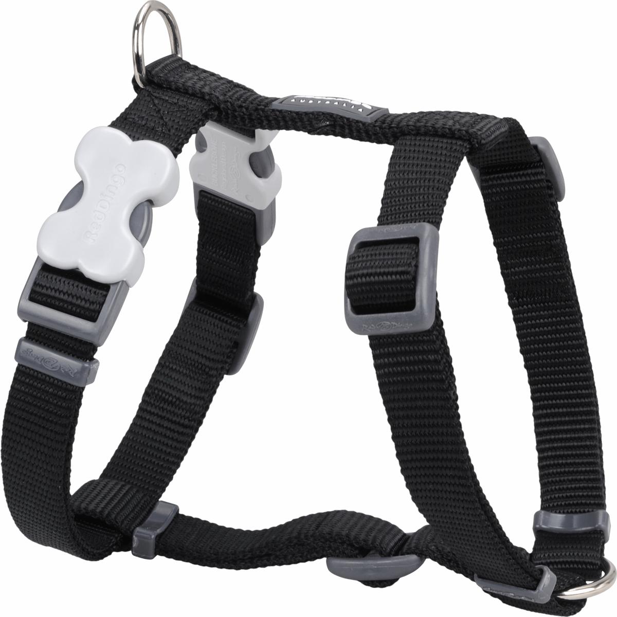 Red Dingo Classic H-Harness – Black | XS
