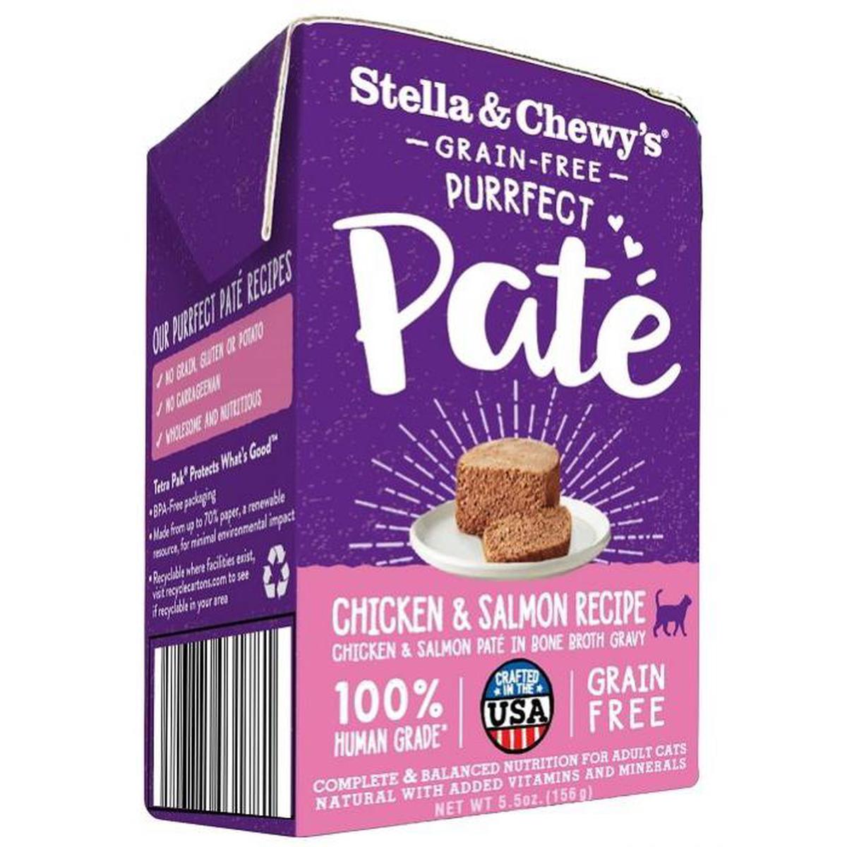 Stella & Chewy’s US Cat Wet Food – Bone Broth & Meat Series – Chicken & Salmon Formula 5.5oz