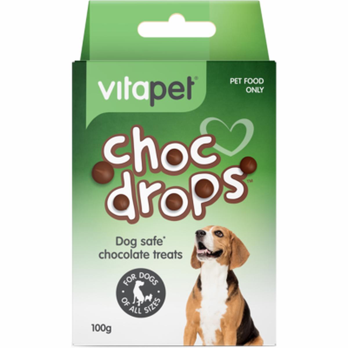 VitaPet Choc Drops Dog Treats 100g