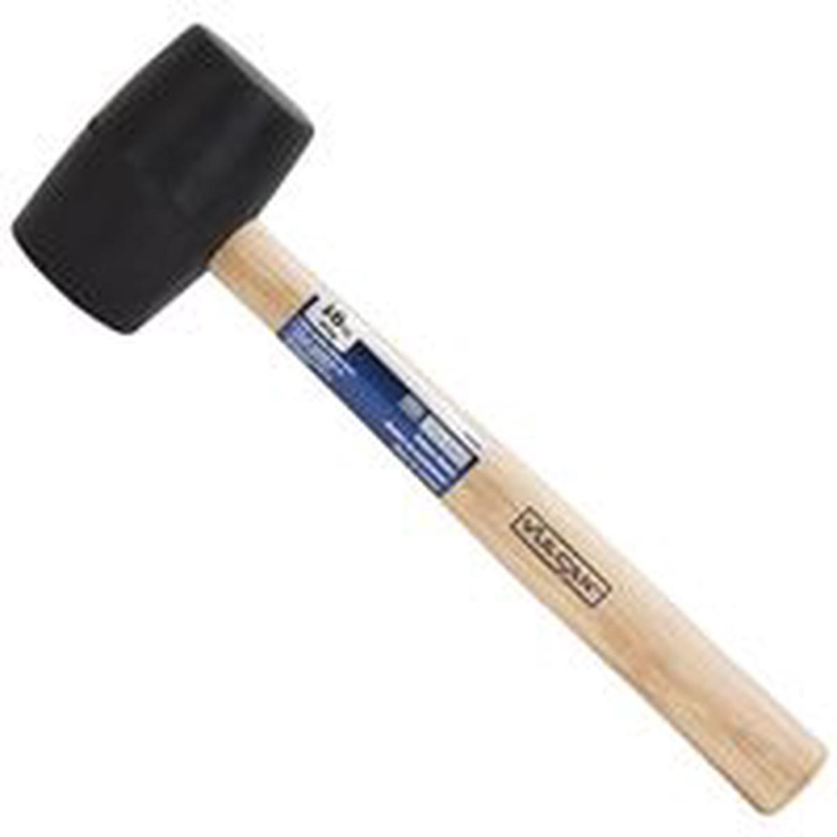 Vulcan Mallet, 16 oz Double-Faced Rubber Head, 13-1/8 in OAL (JL24116)