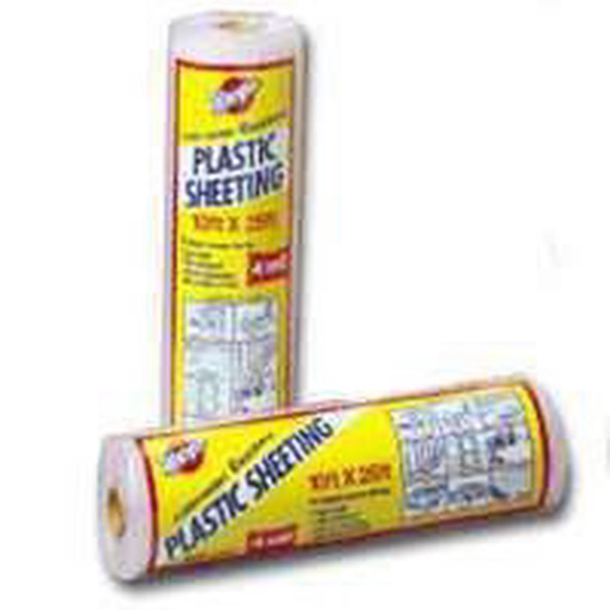 Warp’s Poly Film, 4 Mil Thick, 25 ft L, 15 ft W, Clear (4CH15)
