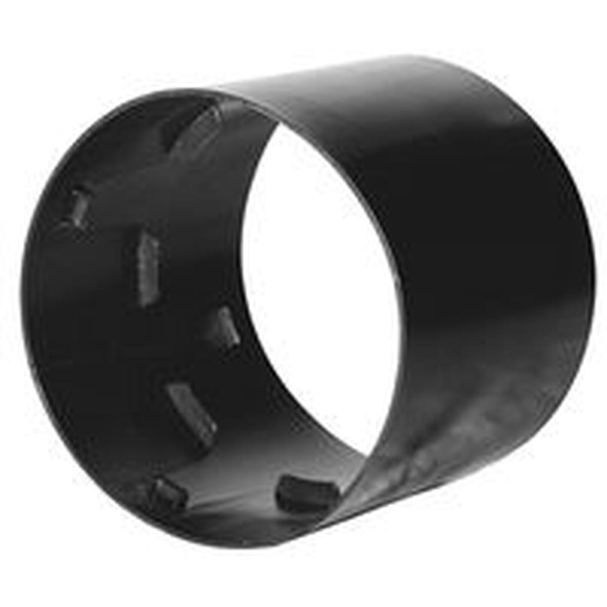 ADS N-12 Series Pipe Coupling, 4 in, Snap x Snap, Polyethylene, Black (0412AA)
