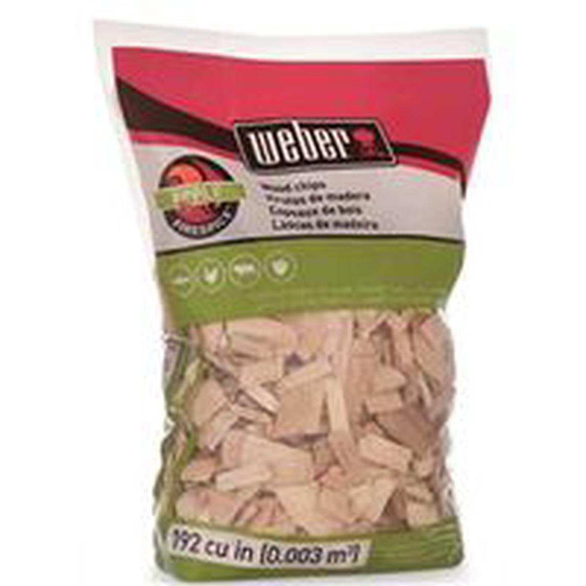 Weber Series Smoking Chips, Apple, Wood, 192 cu-in Bag (17138)