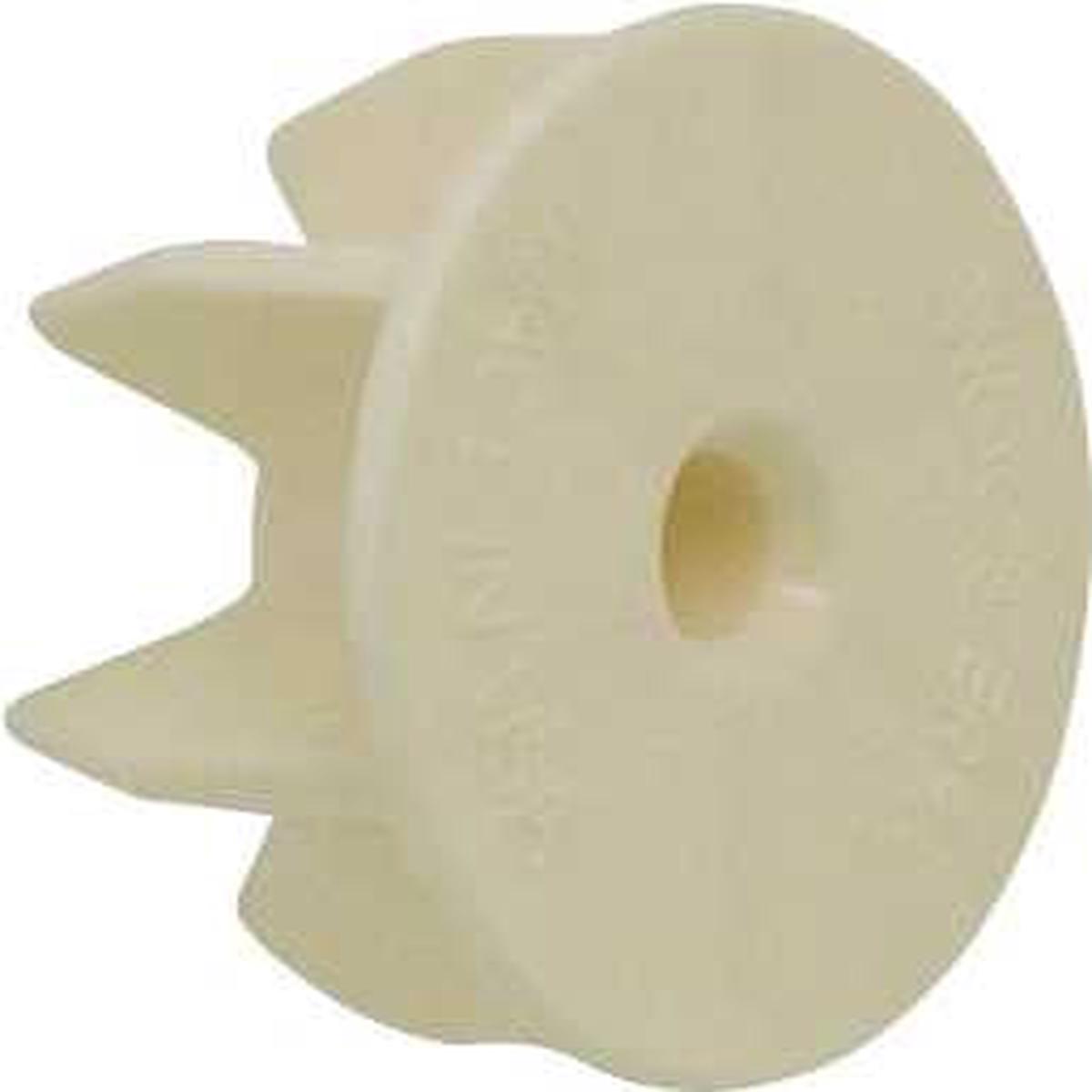 Wooster Roller End Cap, Polypropylene, Ivory (R087)