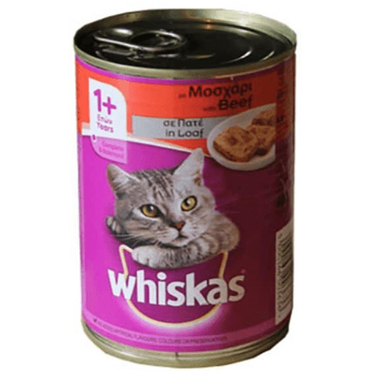Whiskas Adult 1+ Beef Loaf 400gr - 1pc