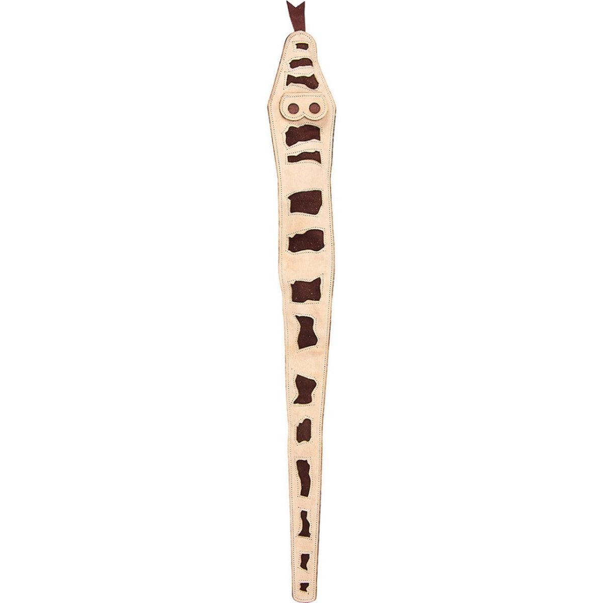 25 in. Leather Snake Dog Toy