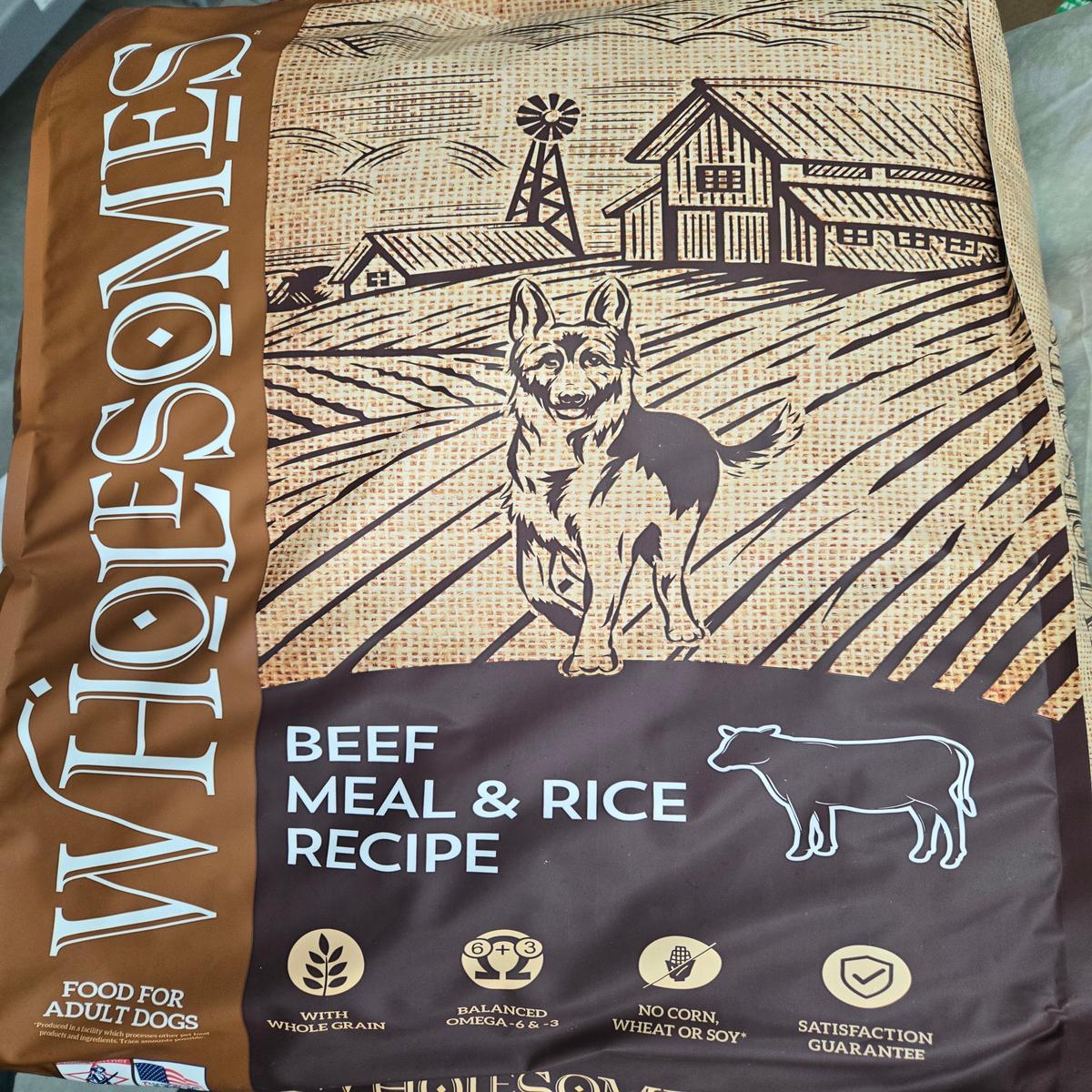 Wholesomes Beef and Rice 40#
