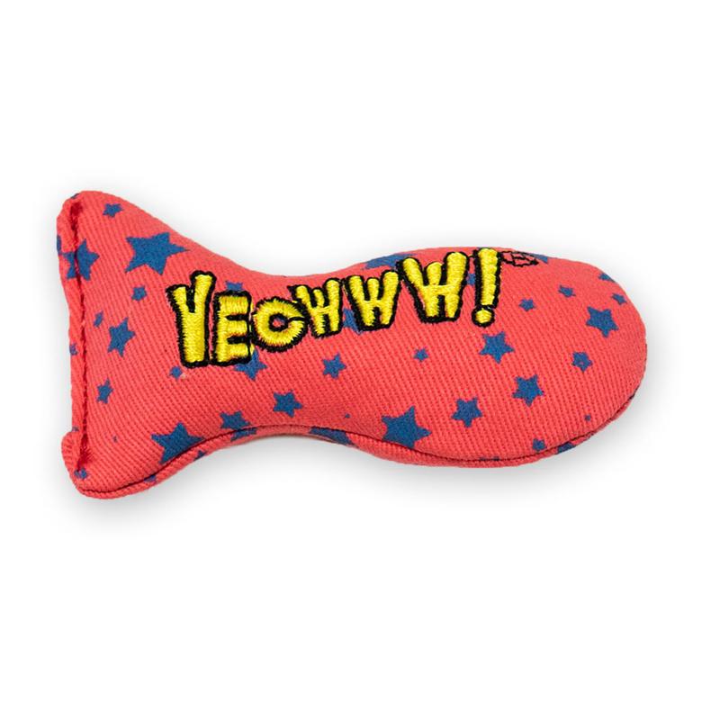 Yeowww Catnip Stinkies Sardines for Cat - Red