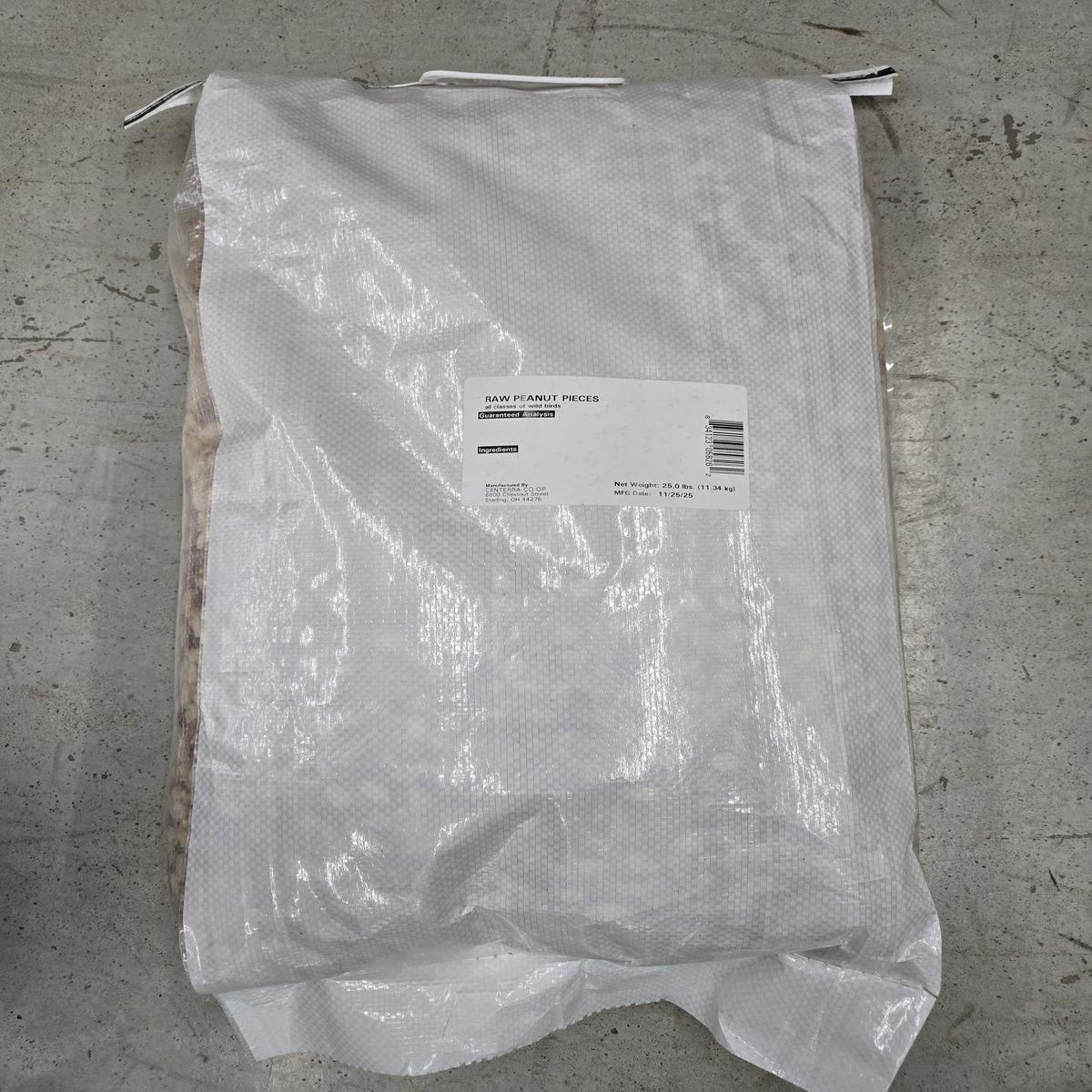 25LB Raw Peanut Pieces