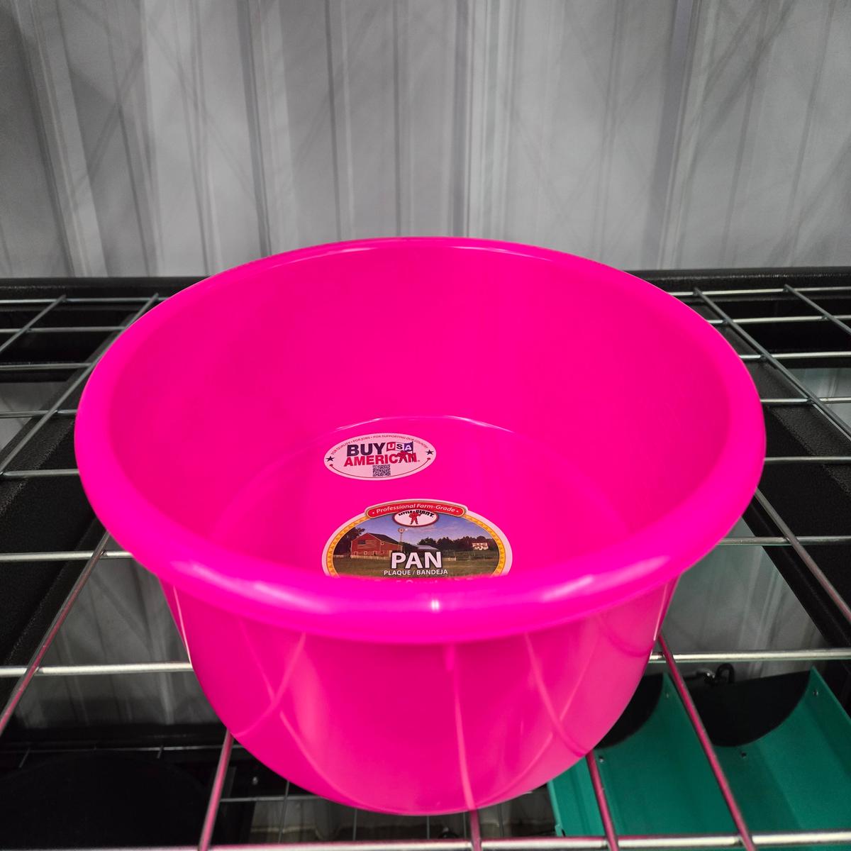 5qt. Hot Pink Feed Pan
