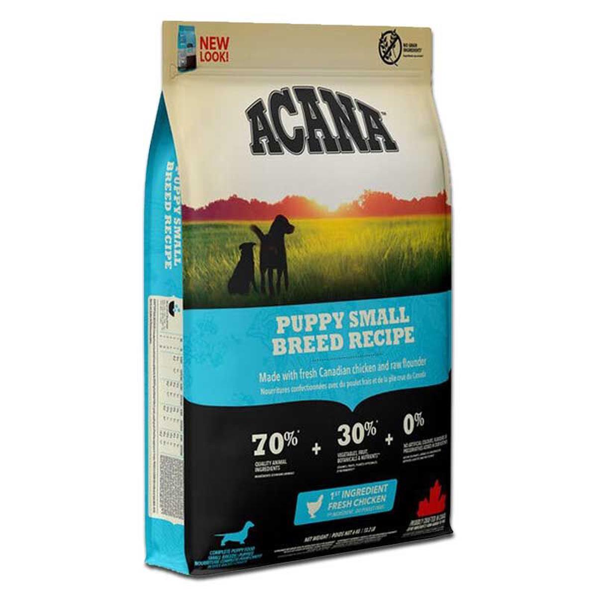 Acana Canadian Acana Puppy Dry Food - Heritage Grain Free - Small Grains - Chicken Formula 2kg