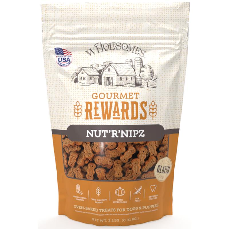 Wholesomes Gourmet Rewards Dog Treats Nut R Nipz - 2 lb